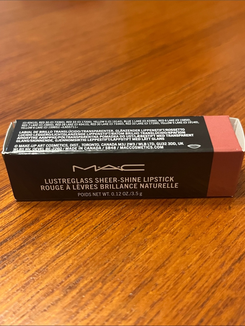 MAC Cosmetics Lustreglass Sheer-Shine Lipstick - SYRUP